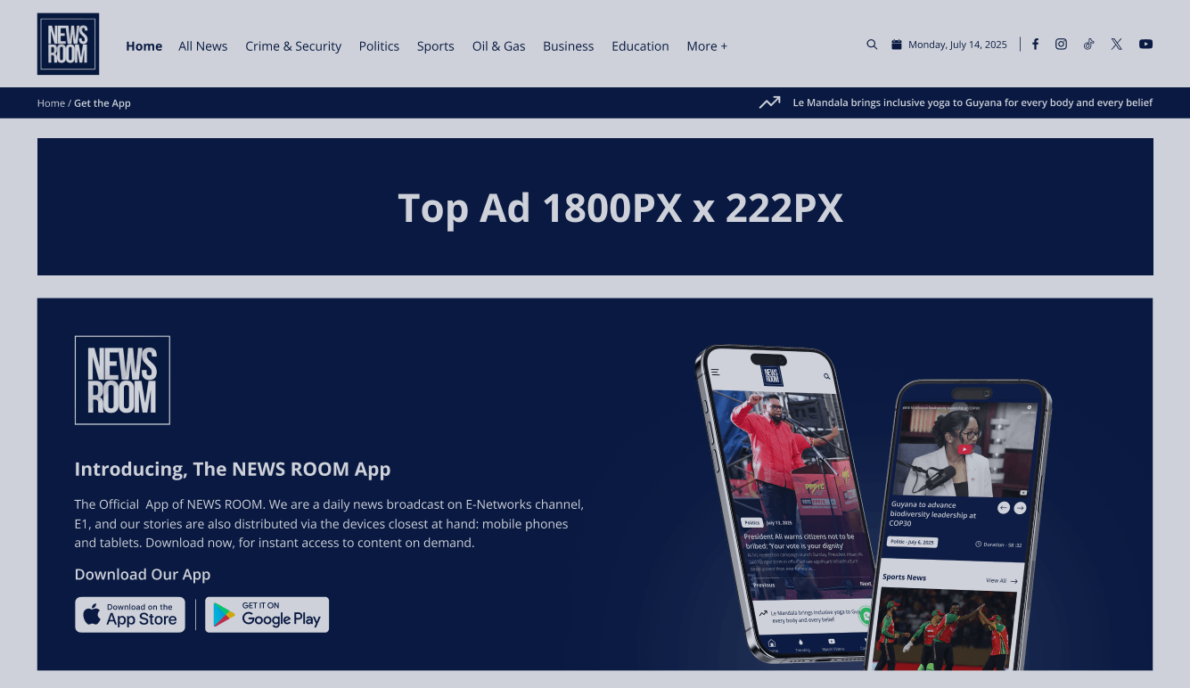 Get the App Page - Top Ad (1800px W × 222px H)