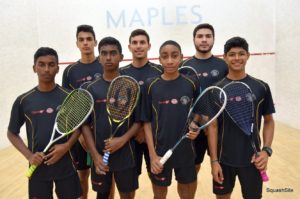 Members of the successful Guyana male team