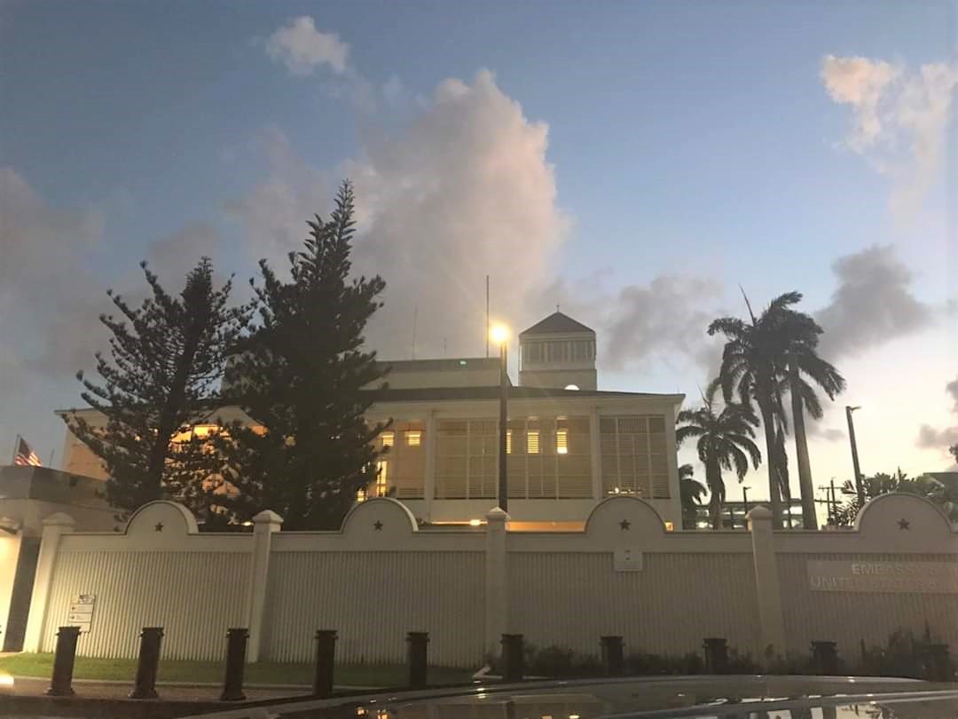 U S Embassy Tightens Security After Threats News Room Guyana   US Embassy 