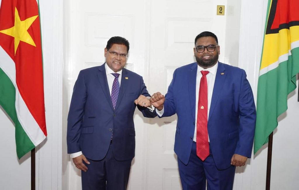 Guyana, Suriname Pushing Ahead With Developmental Agenda - News Room Guyana