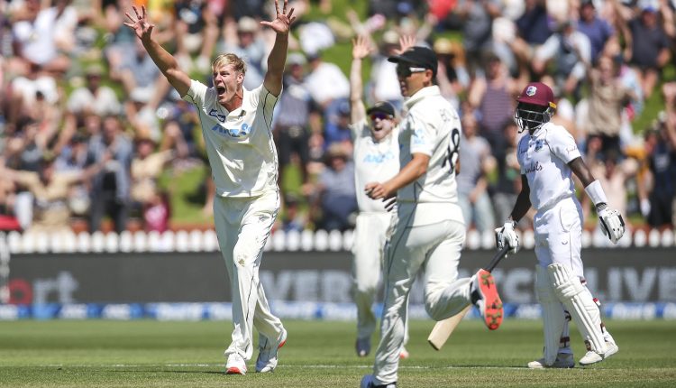 Jamieson (5-34) leaves West Indies tottering on day two ...