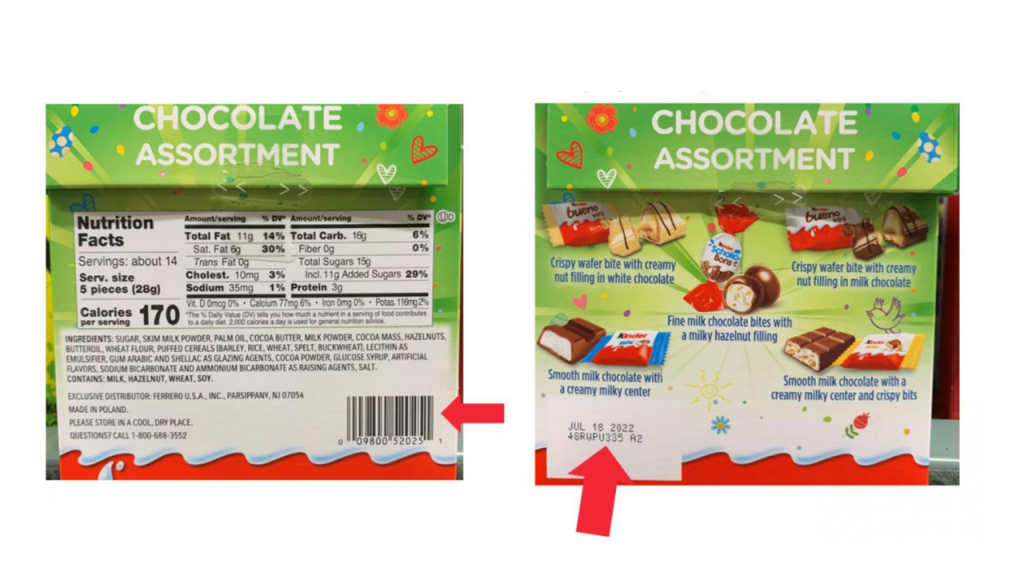 Ferrero recalls chocolates implicated in Salmonella outbreak Food