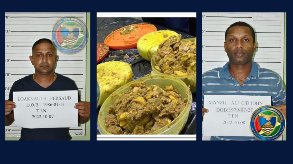 $6.3M worth of cocaine found in curry, 2 arrested