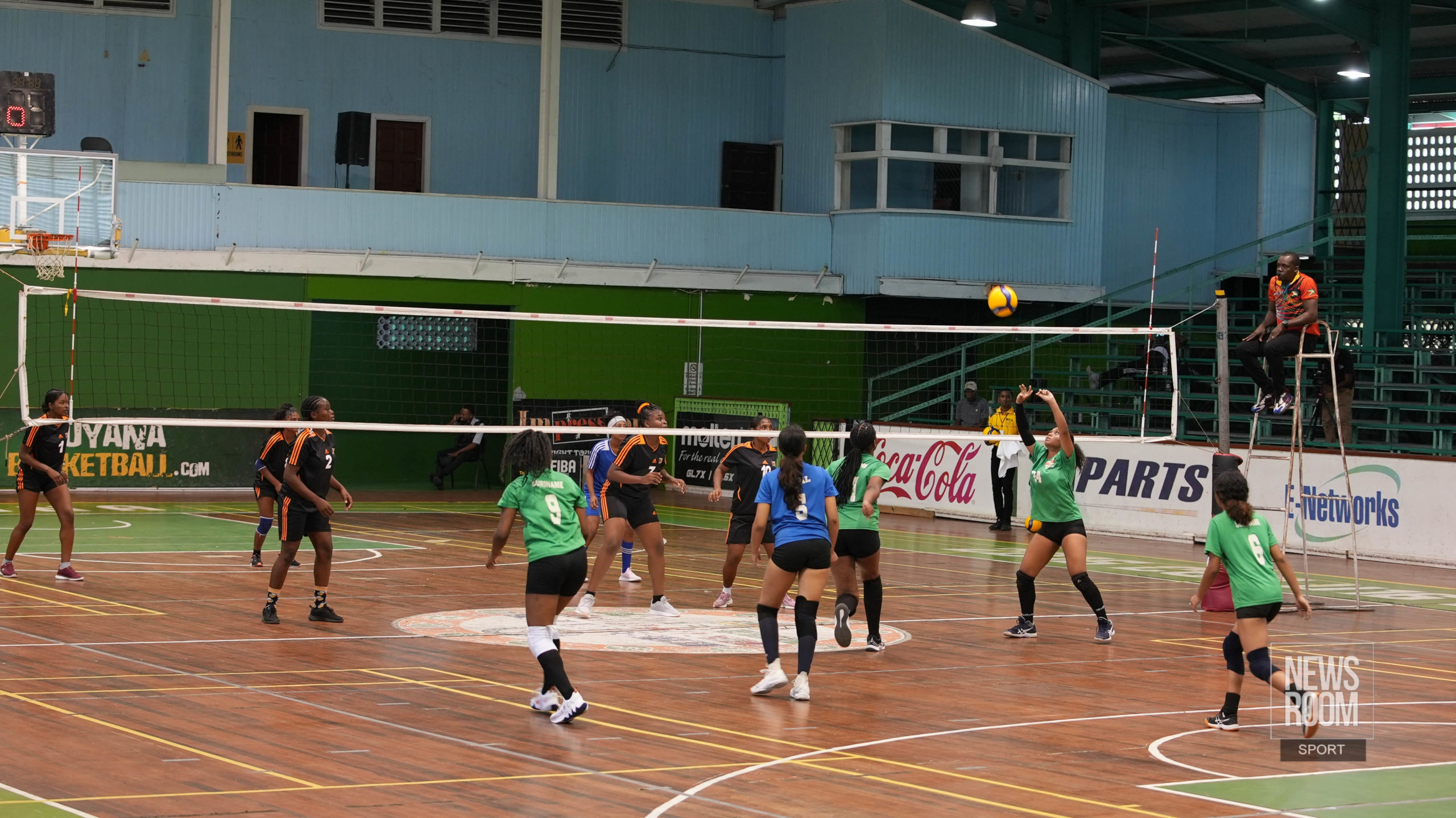 IGG 2022: Surinamese dominate Guyana in male and female Volleyball ...