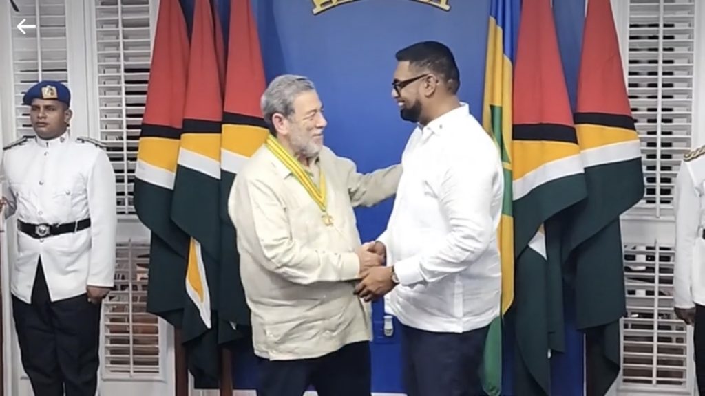Caribbean man' Gonsalves gets Guyana's Order of Roraima – News Room Guyana