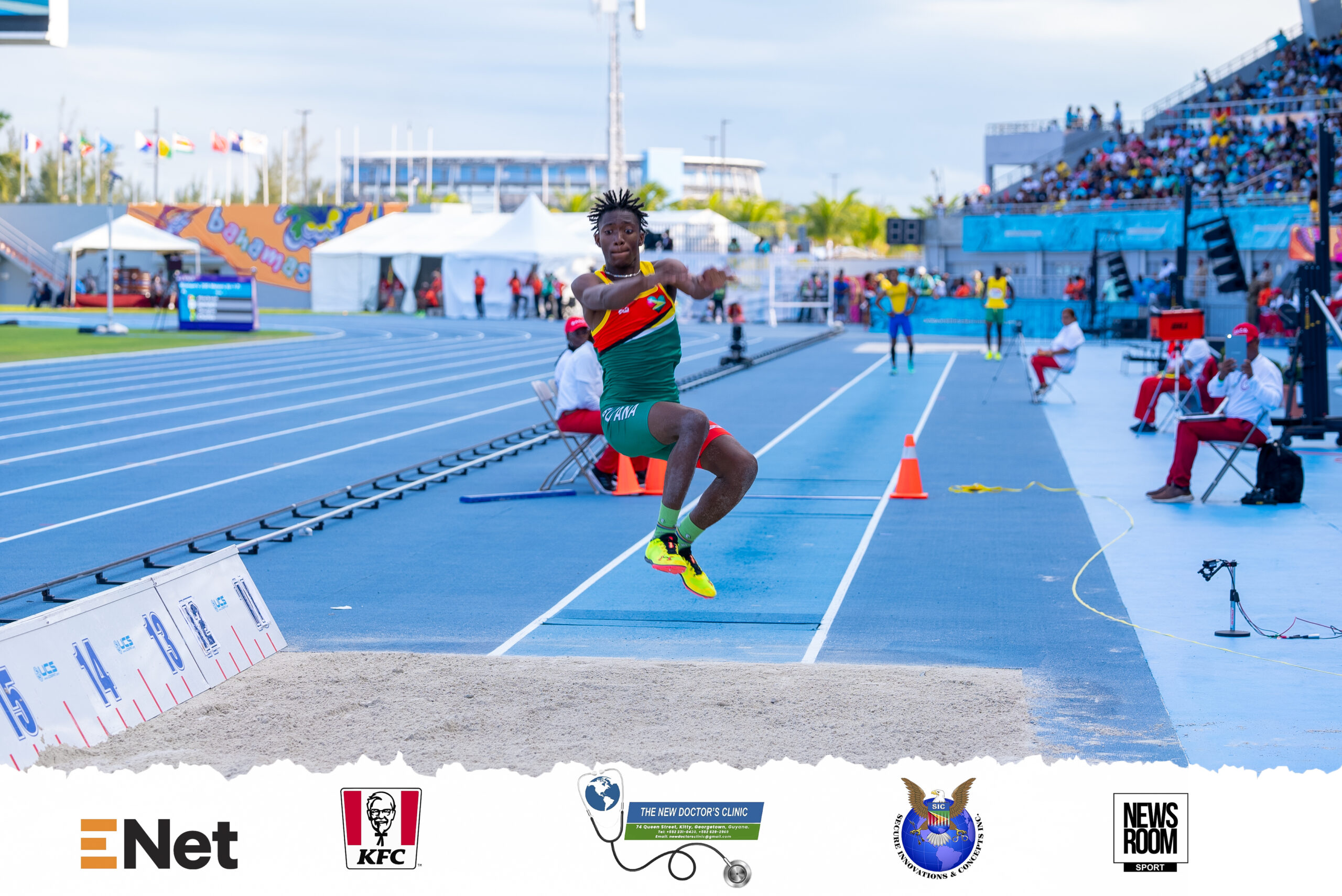 Carifta Games 2023 Gibbons Gold Harvey Silver Saul Bronze Shine For Guyana On Day Two