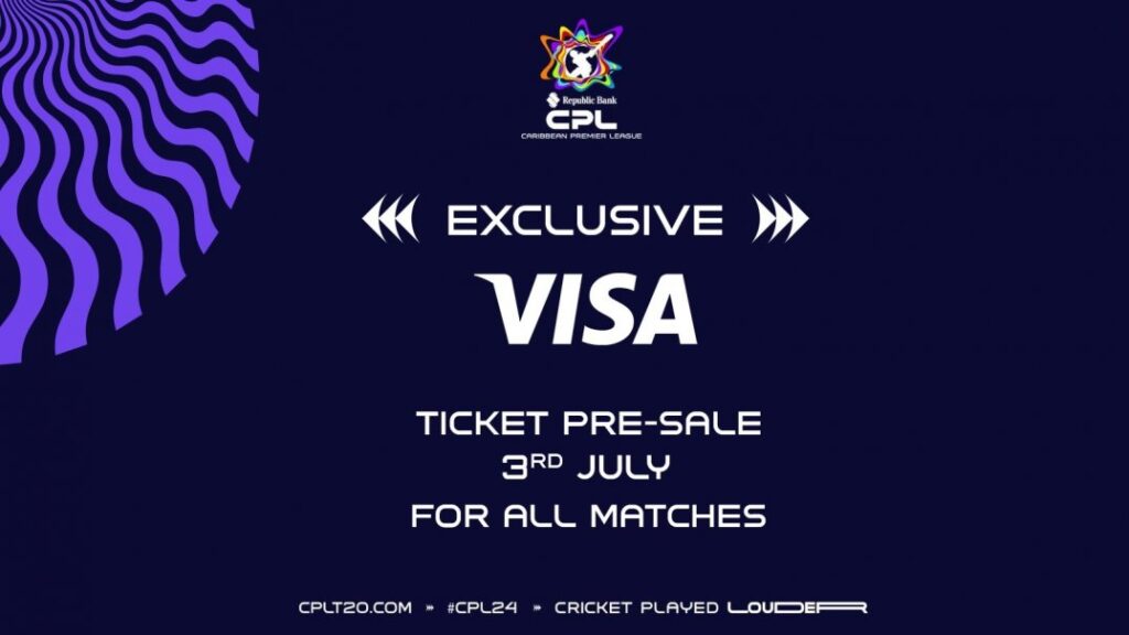 Visa presale for CPL tickets commences July 3 News Room Guyana