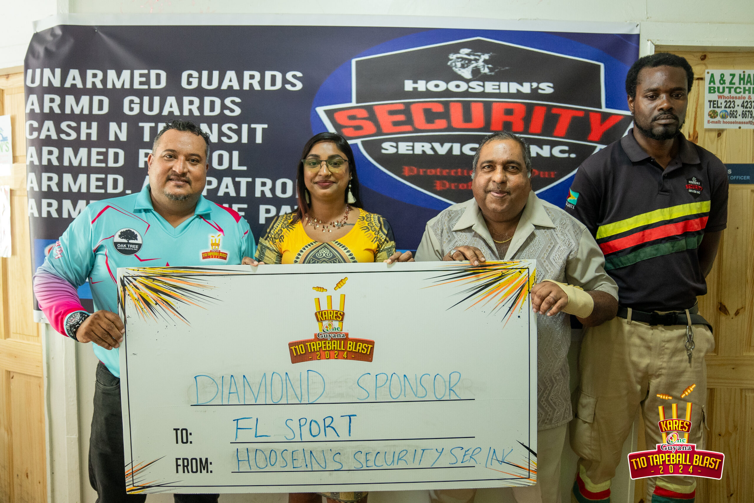 Hoosein’s Security, KFC Guyana and New GPC  pledge support to Kares One Guyana T10