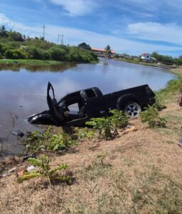 Benn’s body was found alongside the vehicle.