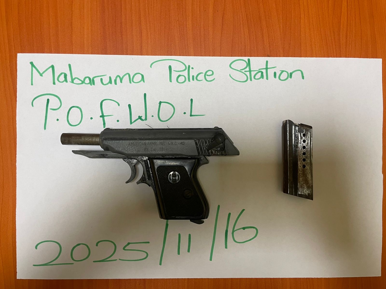 Police seize gun after Mabaruma incident