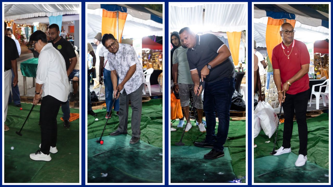 Golf attraction draws thousands to GuyExpo Tourism Village