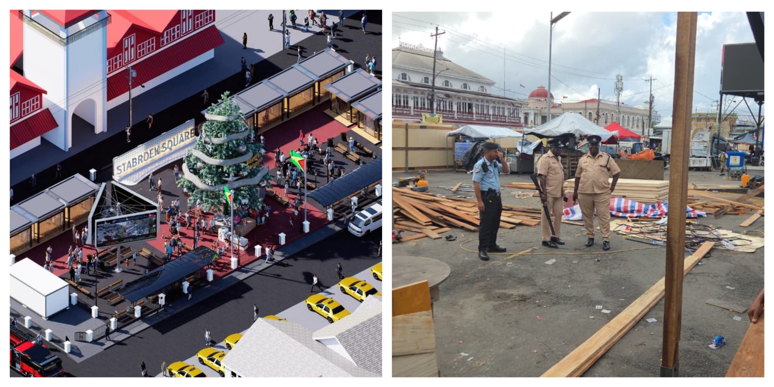 Stabroek Square upgrade sparks tension between vendors and authorities