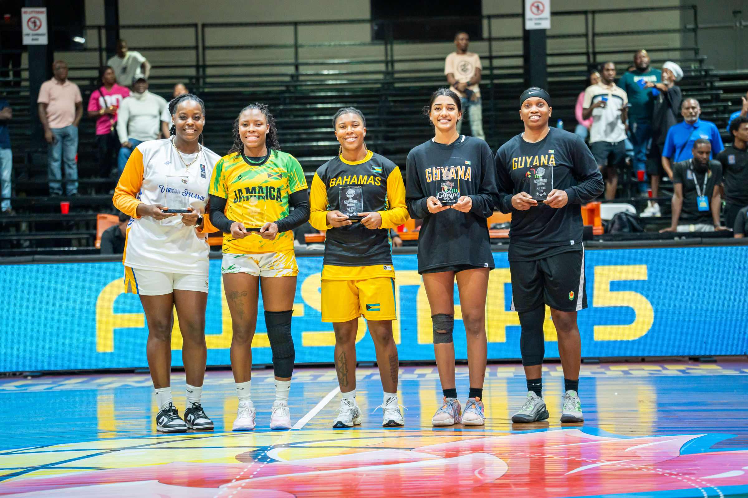 Guyanese Joy Brown, Amisha Ramlall named in FIBA Women’s All-Star Five