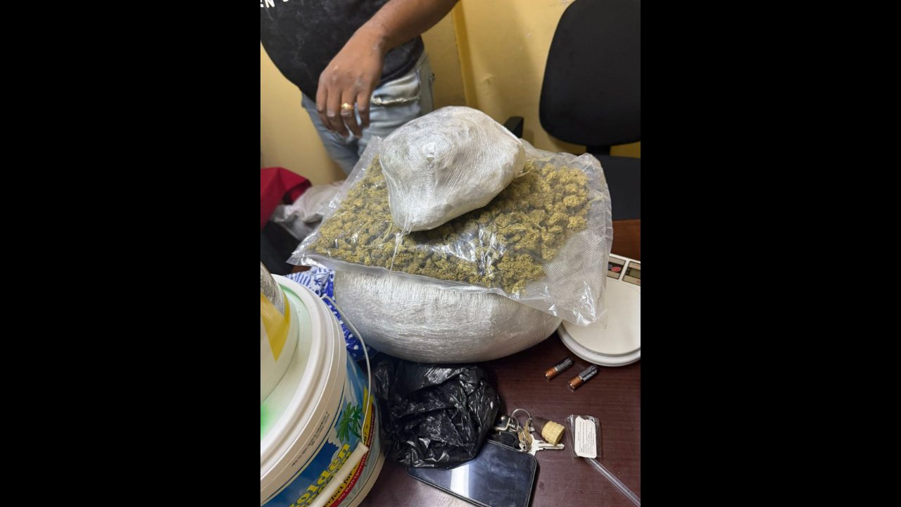 Miner arrested after ganja found at Parika 