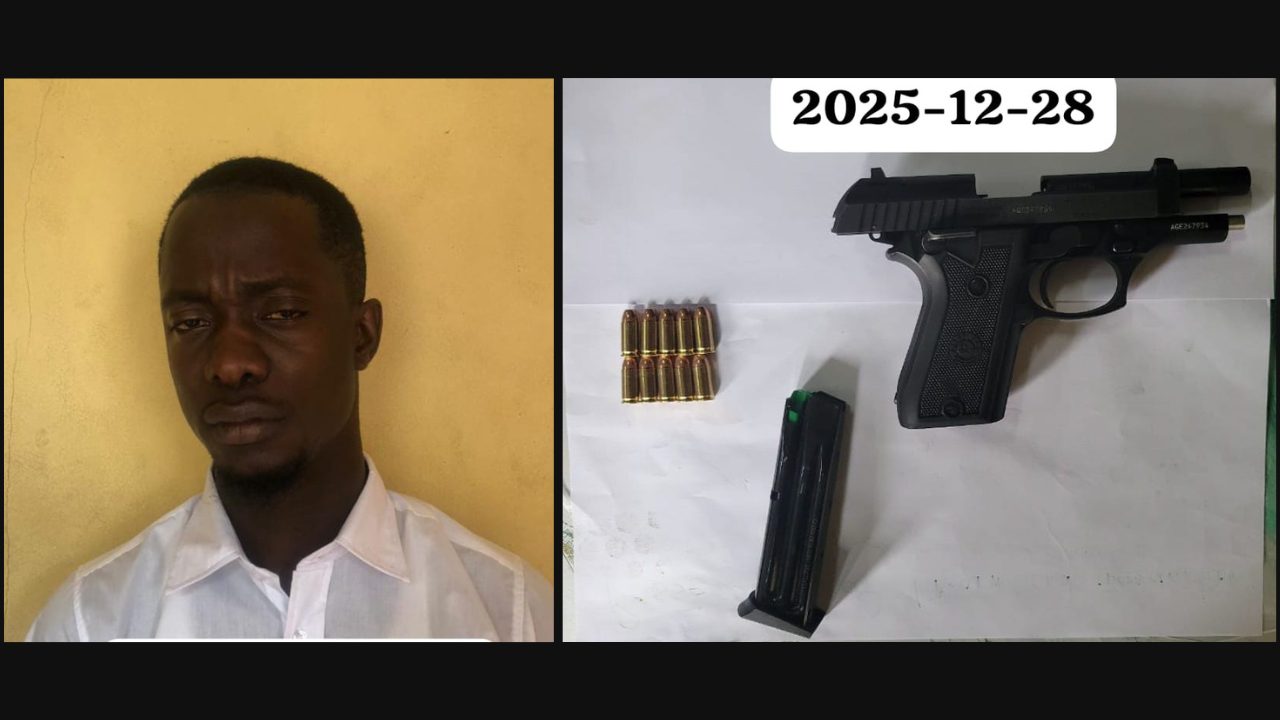 Man charged, remanded to prison after discharging firearm 