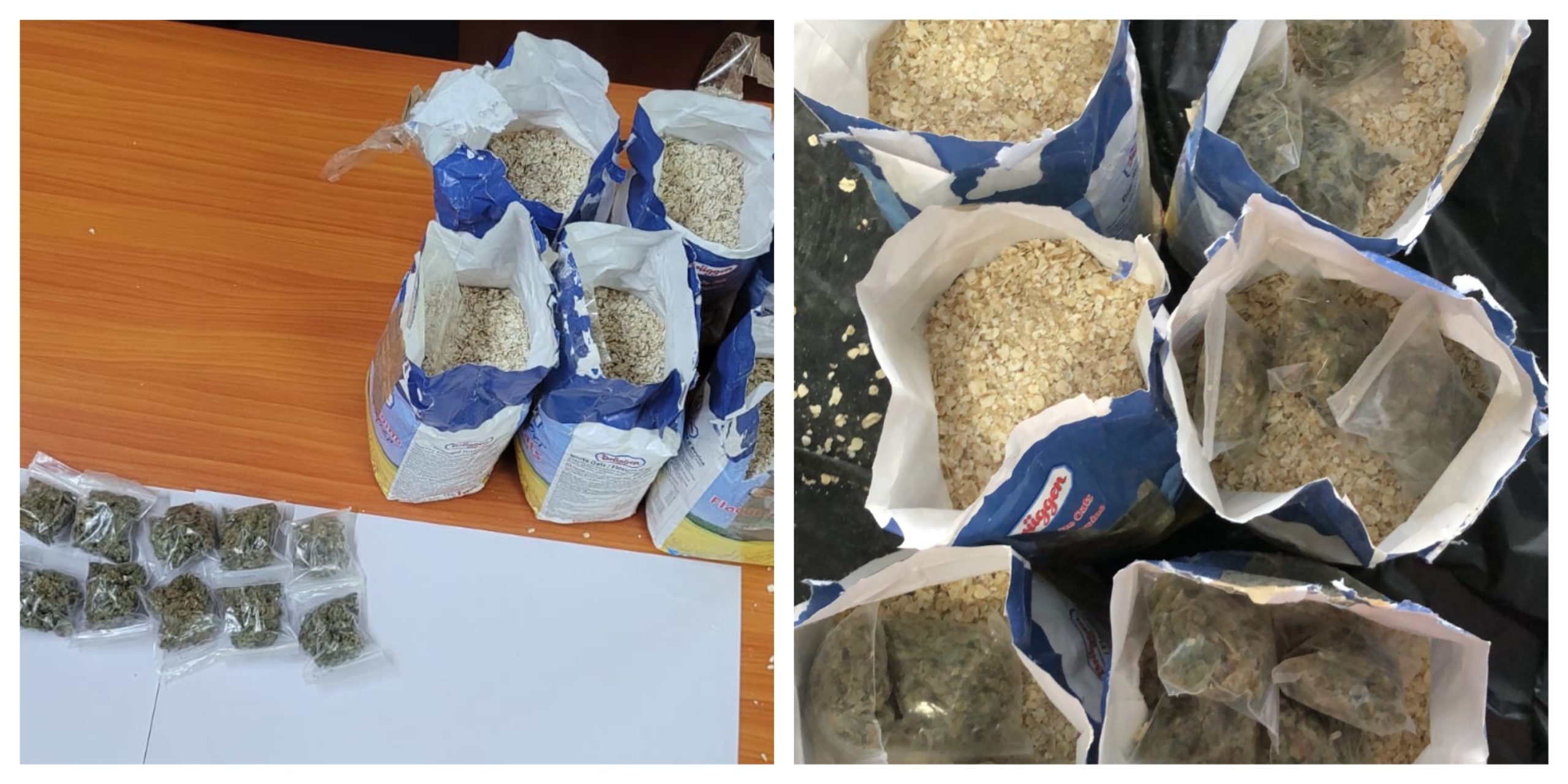Police find ganja in White Oats packets at Ogle Airport