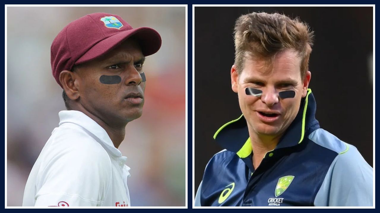 Smith gets stamp of approval from Chanderpaul; to wear anti-glare strips in day-night Test