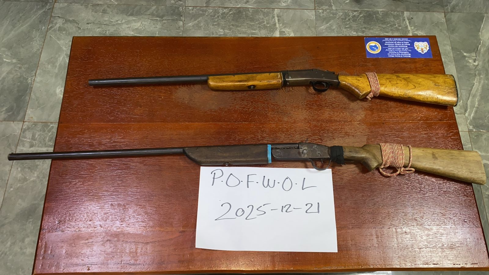 Man jailed after illegal firearms seized in Karasabai 