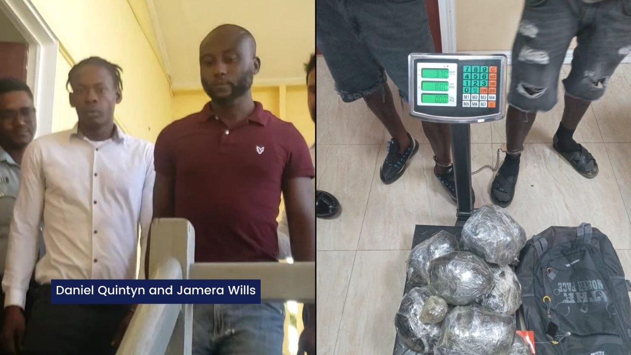 New Amsterdam man jailed, accomplice remanded for narcotics possession