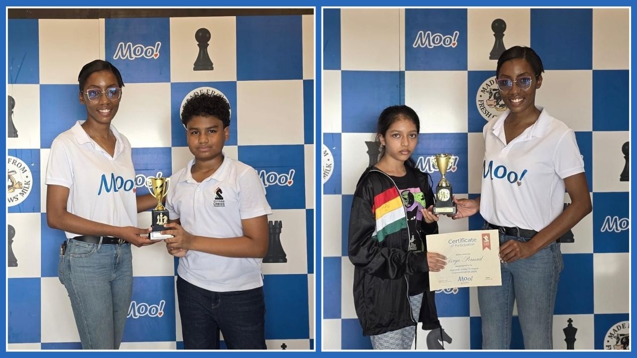 Tinnie and Persaud win National U-12 Rapid Chess titles