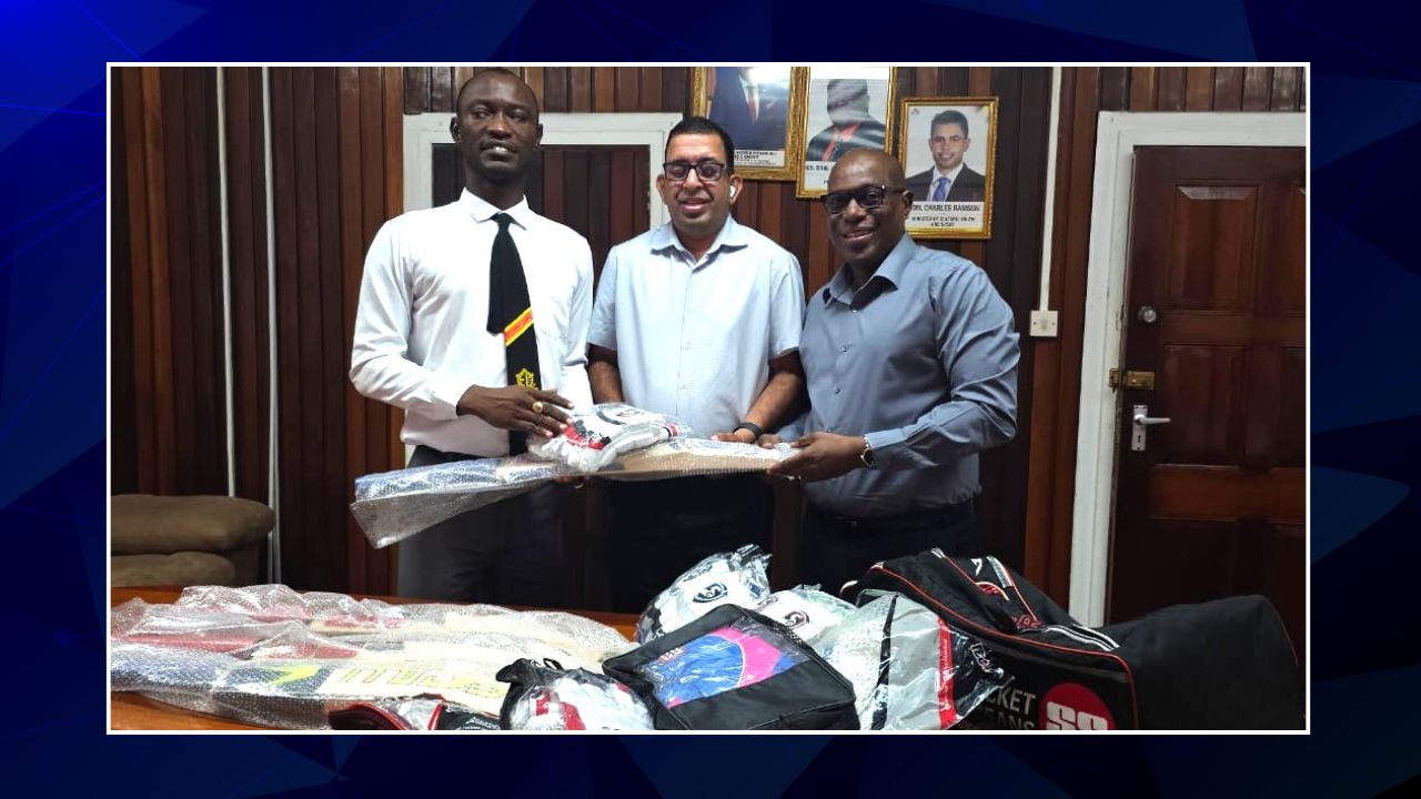Guyana Blind Cricket Association gets ‘timely’ equipment boost from NSC