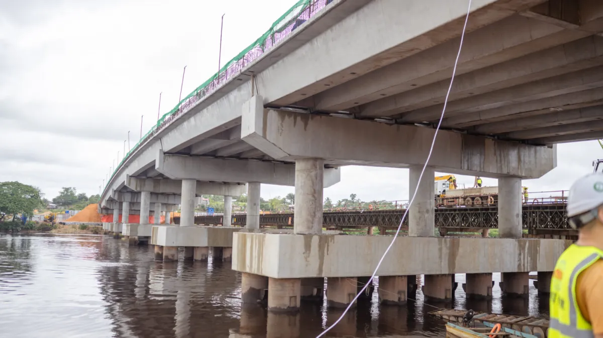 US$35M Mackenzie-Wismar bridge to become fully operational by June- Min Edghill