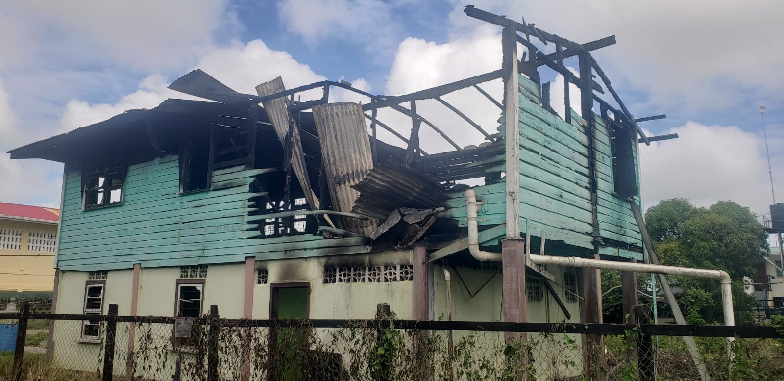 New Amsterdam house destroyed by fire, arson suspected